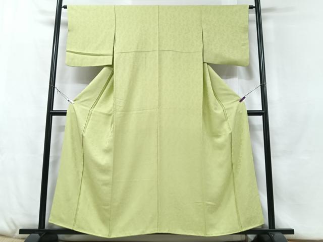 平和屋着物▽上質な紬　単衣　草花文　正絹　逸品　AAAZ1000jh 平和屋着物▽上質な紬 単衣 草花文 正絹 逸品 AAAZ1000jhの通販 by