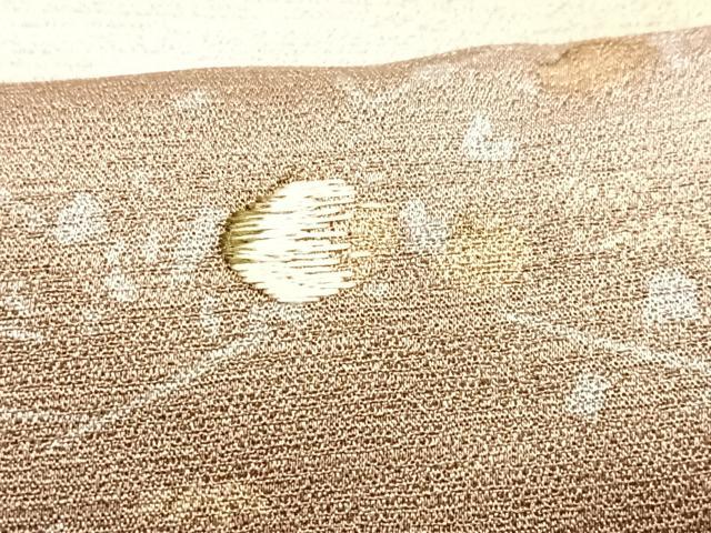 平和屋着物■訪問着 刺繍 箔散らし 暈し染め 正絹 逸品 CABE7556xe
