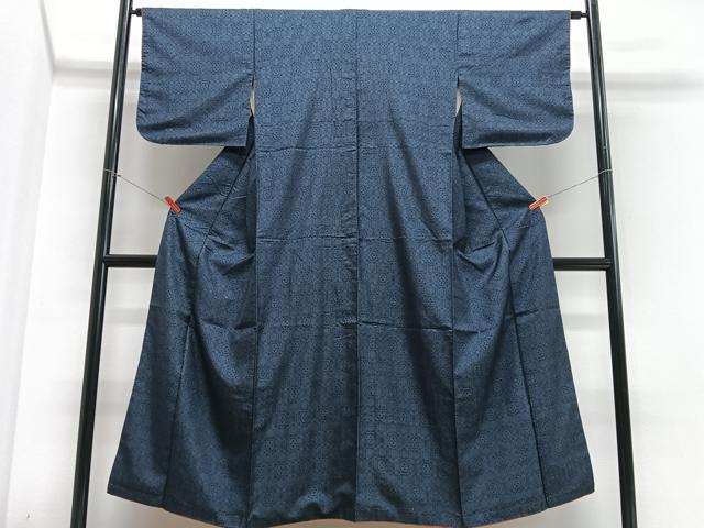 平和屋着物■本場大島紬 割り込み絣 蜀江花文 正絹 逸品 CABE7563xe
