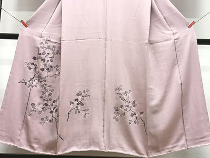 平和屋着物■訪問着 絞り 枝花文 正絹 逸品 CABE7568xe