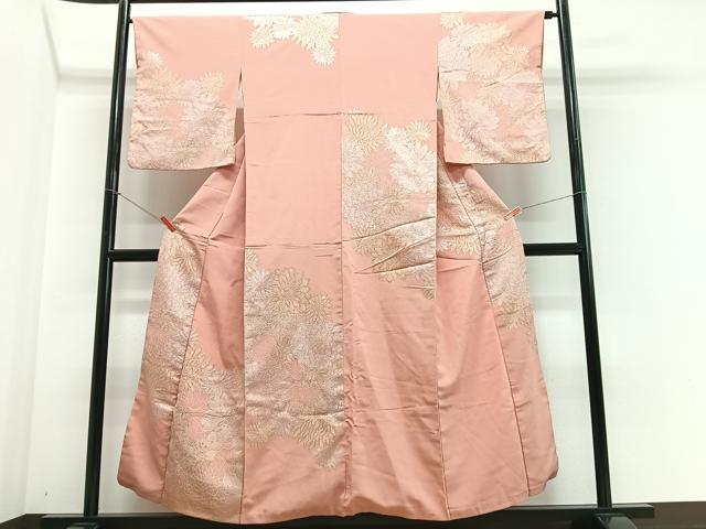 平和屋着物■訪問着 舞花文 金銀彩 正絹 逸品 CABE7583xe