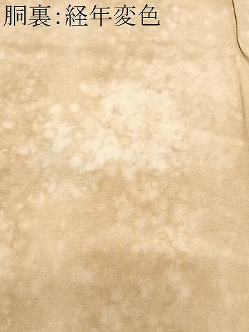 平和屋着物■上質な小紋 舞菊文 暈し染め 金彩 正絹 逸品 CABE7587xe