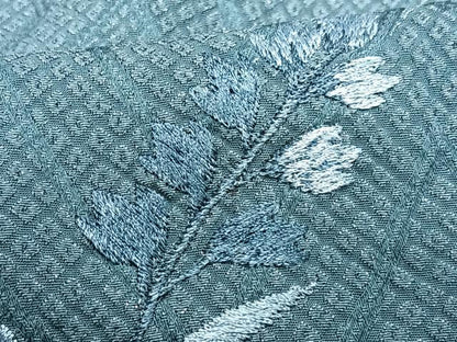 平和屋着物■訪問着　刺繍　草花文　正絹　逸品　CABE7589xe