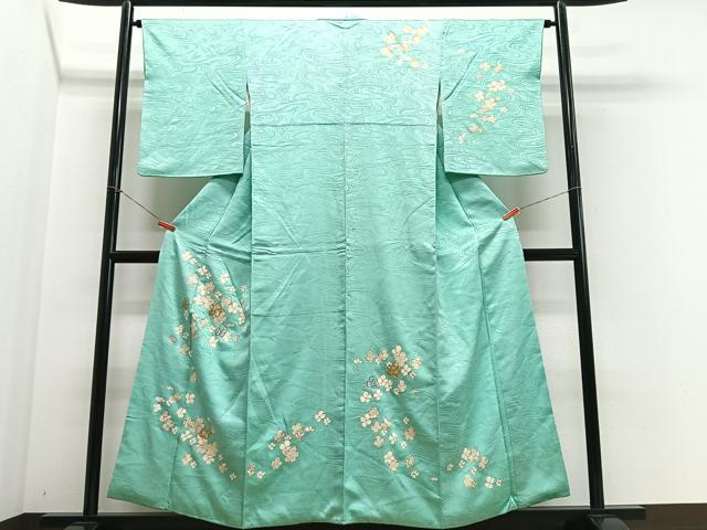 平和屋着物■訪問着 駒刺繍 舞花文 金彩 正絹 逸品 CABE7595xe