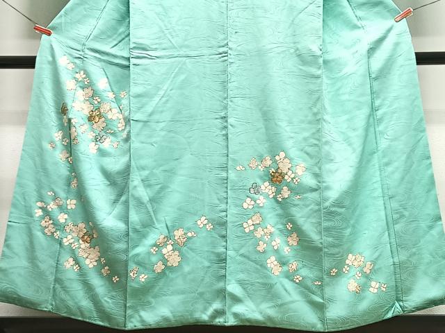 平和屋着物■訪問着 駒刺繍 舞花文 金彩 正絹 逸品 CABE7595xe