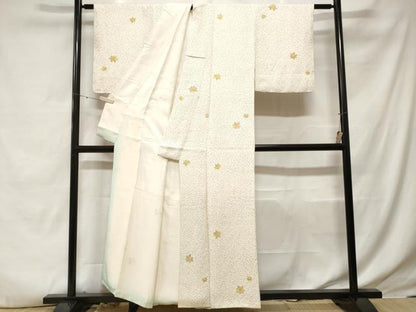 平和屋着物■上質な小紋 舞楓文 暈し染め 正絹 逸品 CABE7637ev