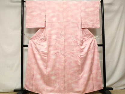 平和屋着物■上質な小紋 枝垂れ花文 暈し染め 正絹 逸品 CABE7644ev