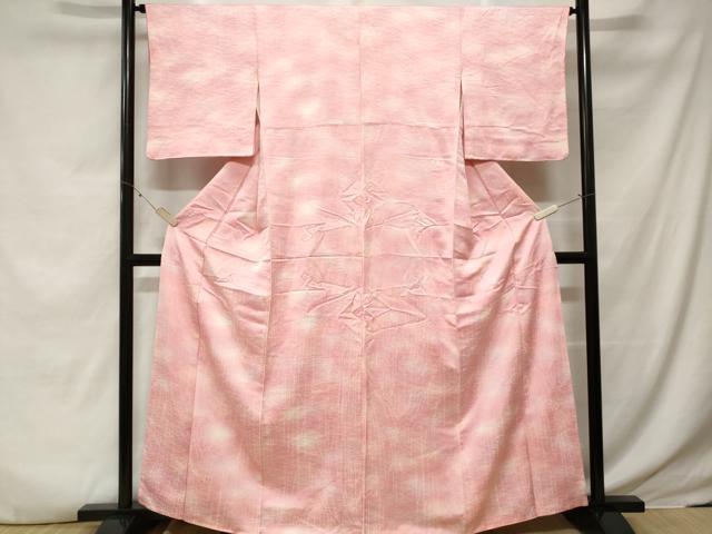 平和屋着物■上質な小紋 枝垂れ花文 暈し染め 正絹 逸品 CABE7644ev