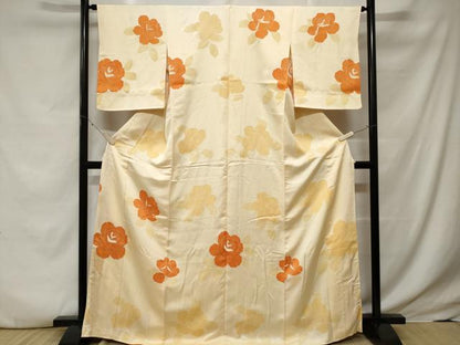 平和屋着物■訪問着　舞花文　正絹　逸品　CABE7647ev