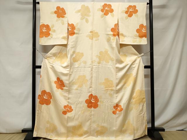 平和屋着物■訪問着　舞花文　正絹　逸品　CABE7647ev