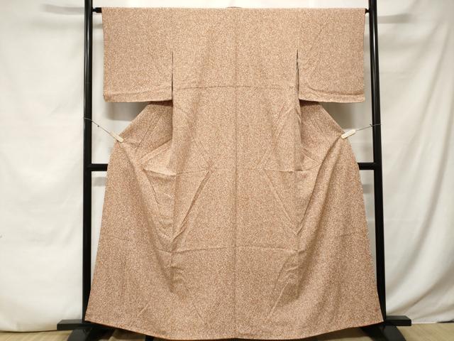 平和屋着物■上質な小紋 霰文 正絹 逸品 CABE7682ev