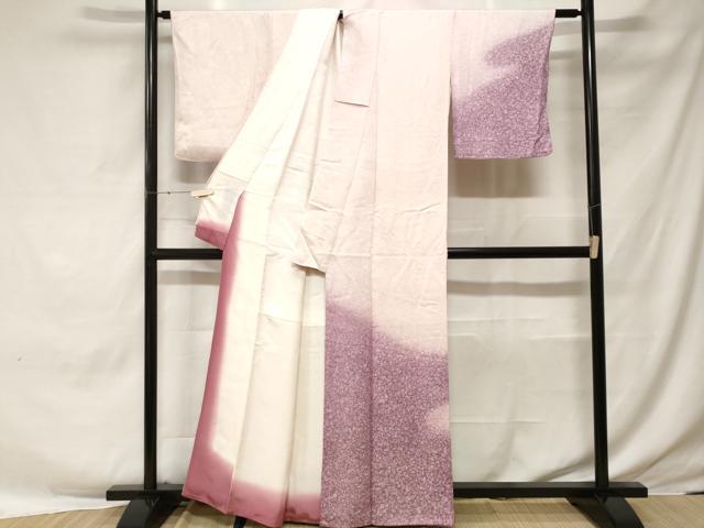 平和屋着物■訪問着 霞文 暈し染め 正絹 逸品 CABE7778ev