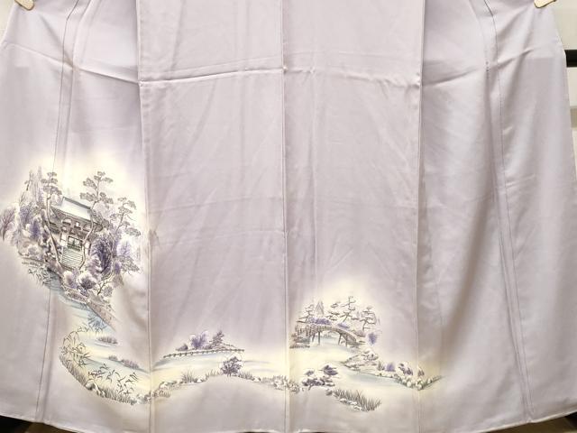 平和屋着物■訪問着　手描き　御所解文　暈し染め　正絹　逸品　CABE7784ev