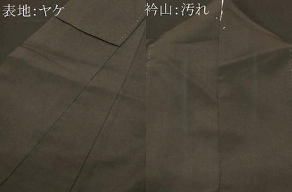 平和屋着物■豪華黒留袖　刺繍　枝花シルエット　金彩　正絹　逸品　CABE7785ev
