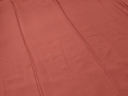 平和屋着物■上質な色無地　紅樺色　正絹　逸品　CABE7792ev