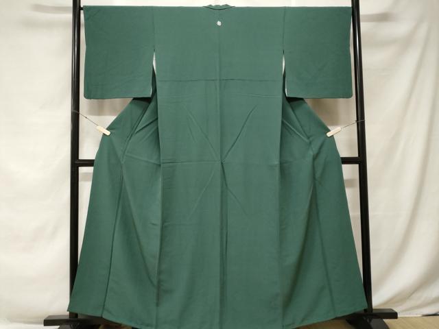 平和屋着物■上質な色無地　虫襖色　正絹　逸品　CABE7793ev