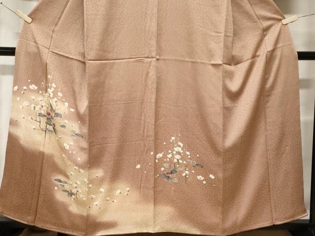 平和屋着物●訪問着　枝花文　暈し染め　正絹　逸品　AABF0894ck 楽天市場】平和屋着物○訪問着 友禅 枝花文 暈し染め 正絹 逸品