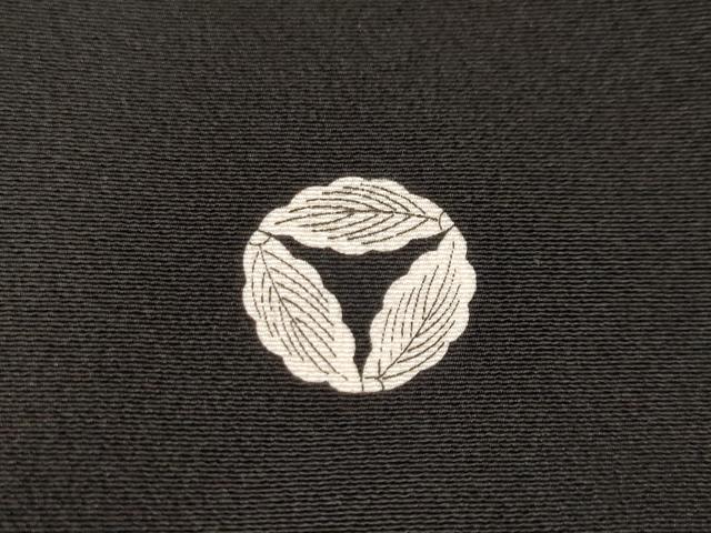 平和屋着物■豪華黒留袖　作家物　寿光織　立波舟舞鳥文　暈し染め　金彩　正絹　逸品　CABE7838ev