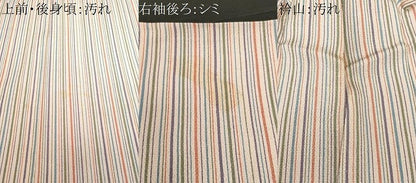 平和屋着物■上質な小紋　縞　正絹　逸品　CABE7850ev