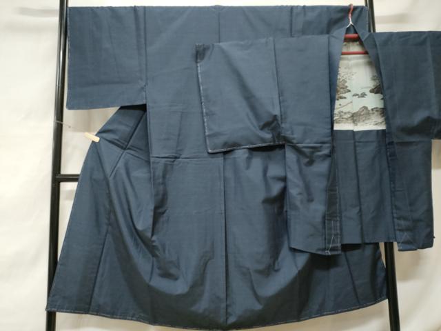 平和屋着物■男性 本場大島紬 アンサンブル 100亀甲 総詰め 正絹 逸品 未使用 CABE7869ev