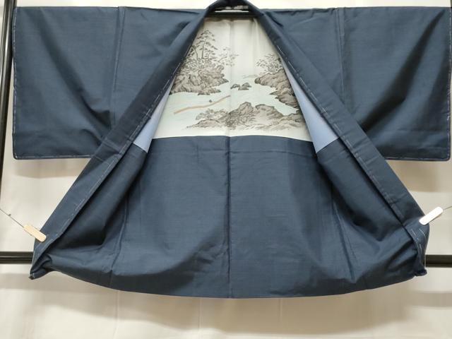 平和屋着物■男性 本場大島紬 アンサンブル 100亀甲 総詰め 正絹 逸品 未使用 CABE7869ev