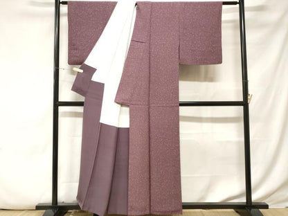 平和屋着物■上質な小紋 作家物 箔散らし文 正絹 逸品 CABE7890ev