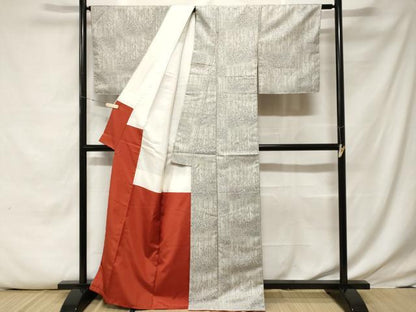 平和屋着物■上質な紬 樹林文 正絹 逸品 CABE7897ev
