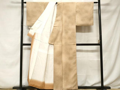 平和屋着物■上質な小紋 霞文 松地紋 暈し染め 正絹 逸品 CABE7898ev