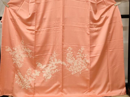 平和屋着物■訪問着　刺繍　草花文　正絹　逸品　CABE7917ev