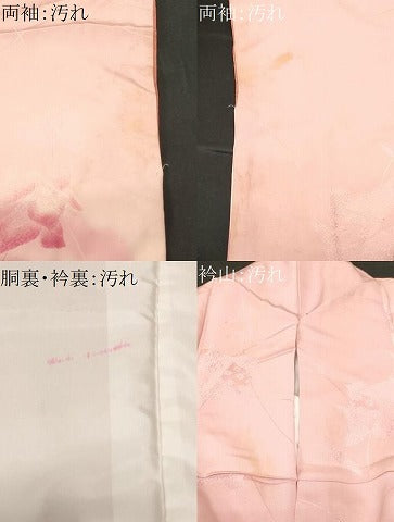 平和屋着物■訪問着 地紋起こし 雲取り枝花文 暈し染め 正絹 逸品 CABE7918ev