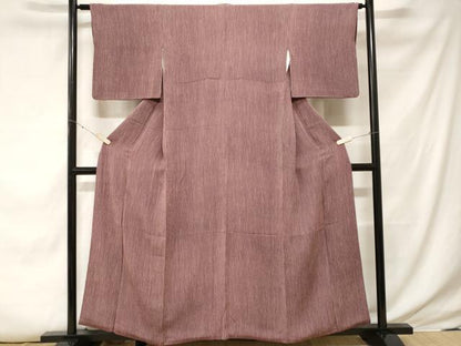平和屋着物■上質な小紋 縞 正絹 逸品 CABE7920ev