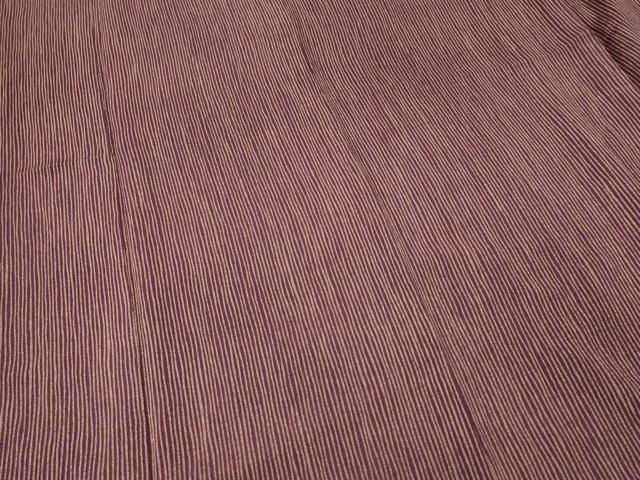 平和屋着物■上質な小紋 縞 正絹 逸品 CABE7920ev