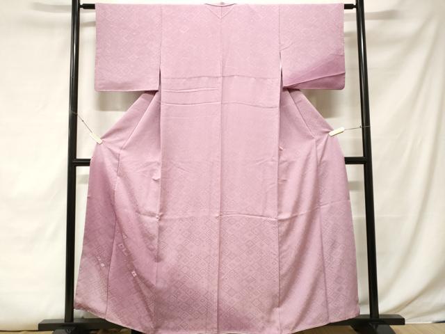 平和屋着物■訪問着 刺繍 松皮菱文 暈し染め 正絹 逸品 CABE7923ev