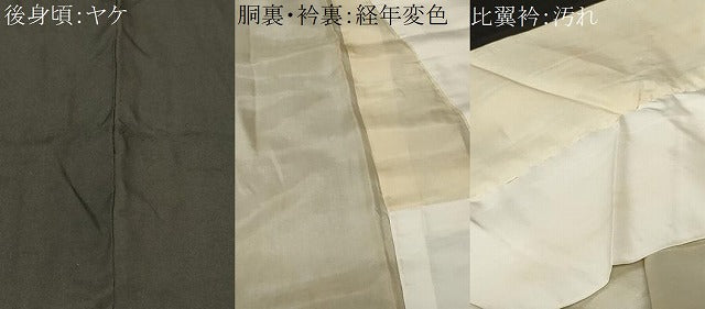 平和屋着物■豪華黒留袖　駒刺繍　屏風花鳥文　金彩　正絹　逸品　CABE7994ev