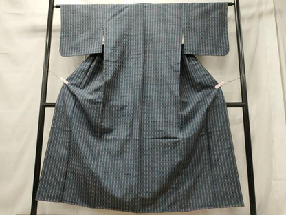 平和屋着物■上質な紬　縞　正絹　逸品　未使用　CABE8059oy