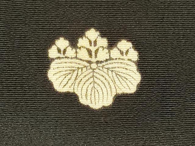 平和屋着物■豪華黒留袖　駒刺繍　短冊吉祥文　暈し染め　金彩　正絹　逸品　CABE8072oy