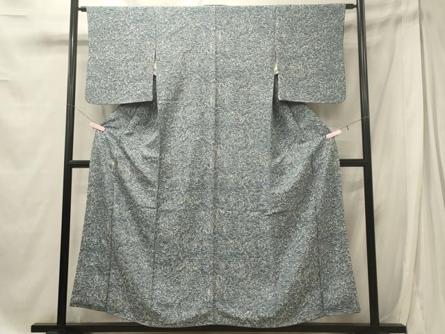 平和屋着物■上質な小紋　風景花文　正絹　逸品　未使用　CABE8091oy