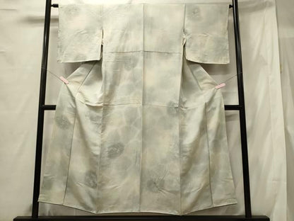 平和屋着物■上質な小紋 草花文 暈し染め 正絹 逸品 CABE8400oy
