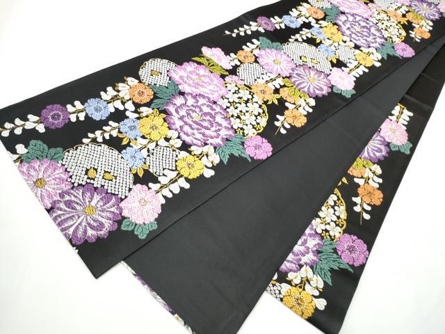 平和屋着物●六通柄袋帯　唐織　雪輪舞花文　黒地　金糸　正絹　逸品　CABE8503hy 楽天市場】平和屋着物□六通柄袋帯 唐織 鏡裏花文 黒地 金銀糸 逸品 n