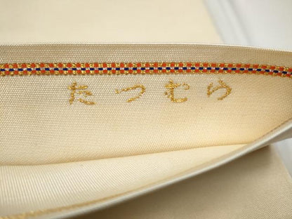 平和屋着物●龍村美術織物　たつむら　六通柄　本袋帯　咆哮獅子錦　金銀糸　正絹　逸品　CABE8507hy
