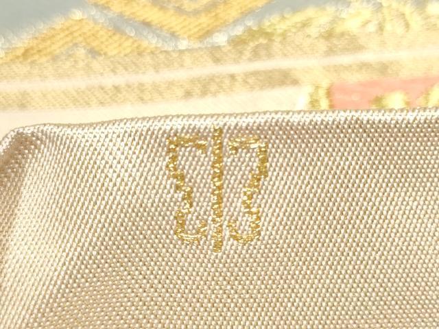 平和屋着物●西陣　川島織物　六通柄　本袋帯　唐織　切嵌宝尽くし花文　金銀糸　正絹　逸品　CABE8534hy 平和屋着物○西陣 川島織物 六通柄 本袋帯 唐織 切嵌宝尽くし花文 金