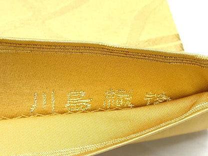 平和屋着物●西陣　川島織物　六通柄　本袋帯　唐織　鳳凰丸文　金糸　正絹　逸品　CABE8546hy