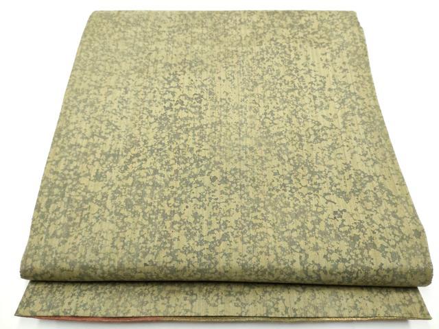 平和屋着物●両面　全通柄袋帯　霞文　正絹　逸品　CABE8552hy