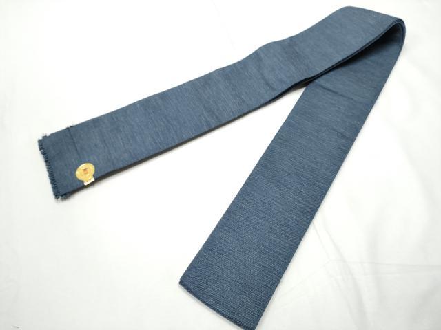 平和屋着物●男性　西陣　鳥居良謹製　角帯　霞文　証紙付き　正絹　逸品　CABE8574hy