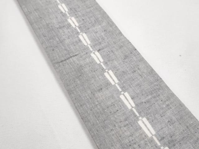 平和屋着物●男性　両面　角帯　お面　綿　逸品　CABE8579hy