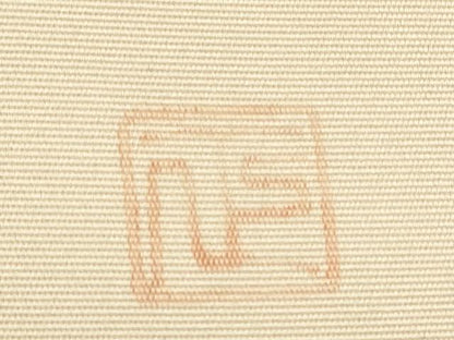 平和屋着物●塩瀬　九寸名古屋帯　作家物　手描き　枝桜文　金彩　正絹　逸品　CABE8606hy