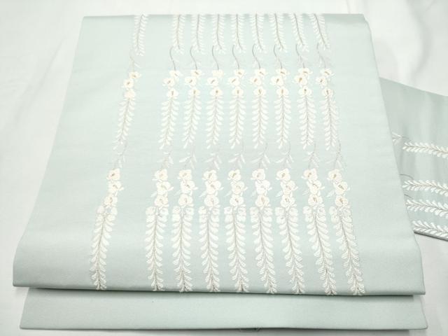 平和屋着物●九寸名古屋帯　唐織　藤花房　金糸　正絹　逸品　CABE8648hy