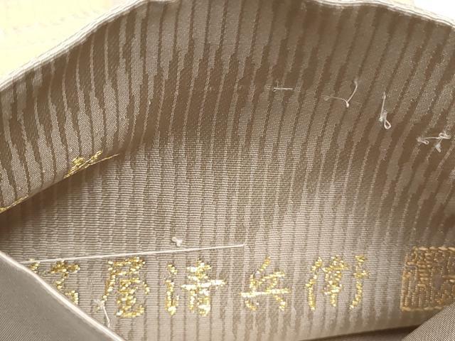 平和屋着物●西陣織　陰山織物謹製　箔屋清兵衛　六通柄袋帯　草木染　色目緘甲冑文　金糸　正絹　逸品　CABE8745hy