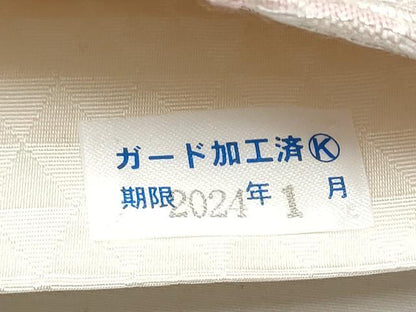 平和屋着物●六通柄袋帯　七宝文　銀糸　正絹　逸品　CABE8750hy