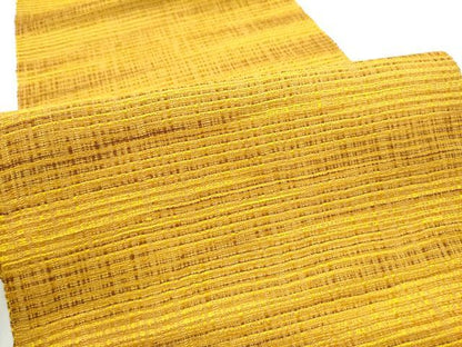 平和屋着物●八寸名古屋帯　紬地　霞文　正絹　逸品　CABE8772hy
